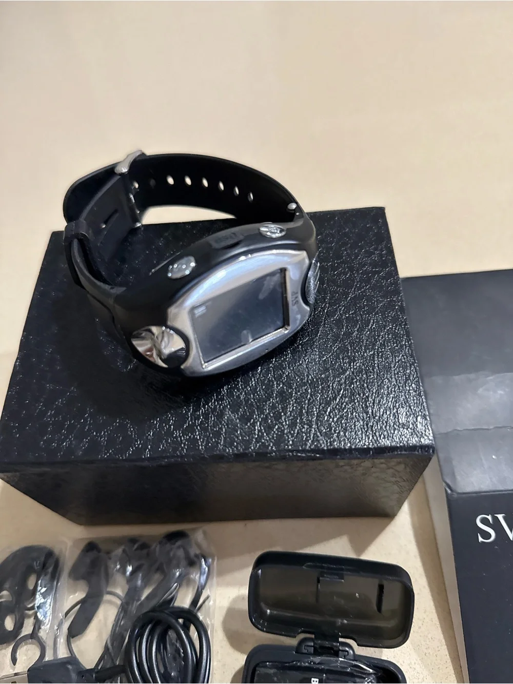 Black Sports Smartwatch - Black